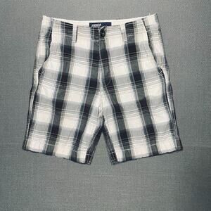 Y2K American Eagle Classic Length Plaid Cargo Shorts Men’s Size 32x10